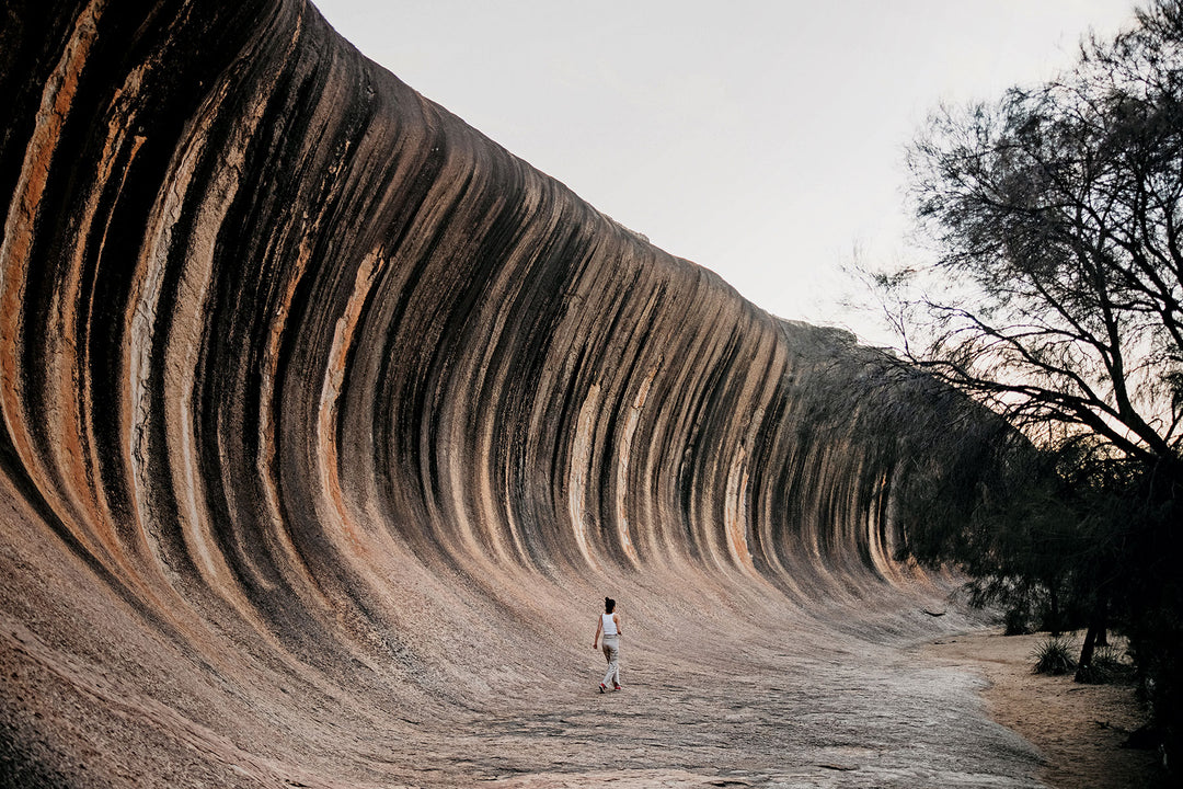 Riding the wave: Wave Rock, Western Australia