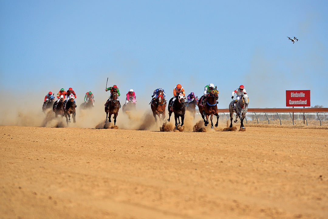 The iconic Birdsville Races (Image Tourism and Events Queensland — Reichlyn Aguilar)