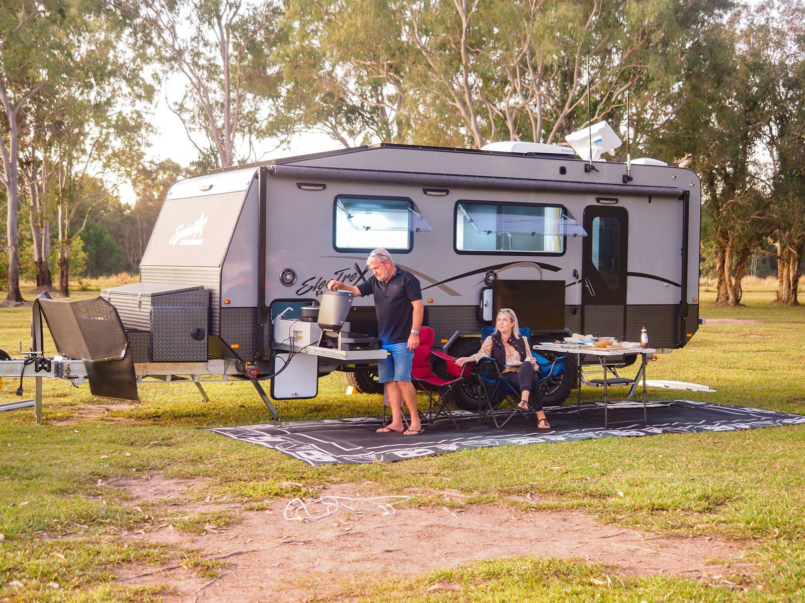 Caravan Review: Testing Spinifex ElecTrex - Caravan World Australia