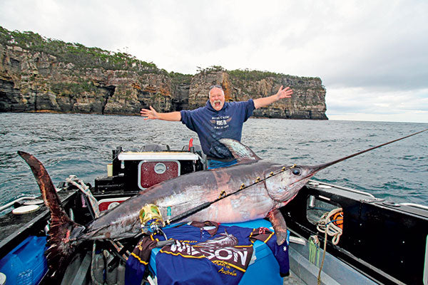 Looking for swordfish in Tasmania