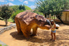 Meeting the megafauna outside the Wellington Visitor Information Centre