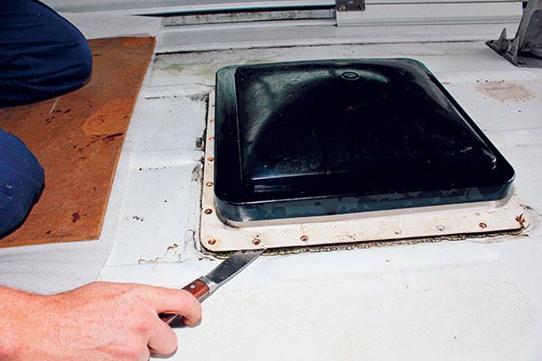 How To Replace A Roof Hatch - Caravan World Australia