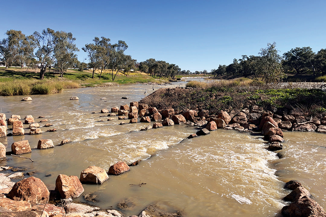 The Brewarrina Aboriginal Fish Traps in the Barwon River