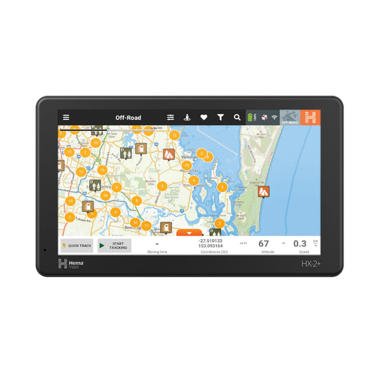 Hema HX-2+ GPS Navigator - Hema Maps - HX2+ holding sku -Caravan World Australia