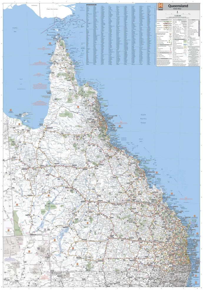 Queensland State Map