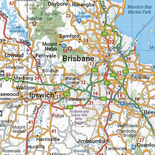 Australia Road & 4WD Atlas (Perfect Bound) - 252 x 345mm - Hema Maps - 9781876413774 -Caravan World Australia