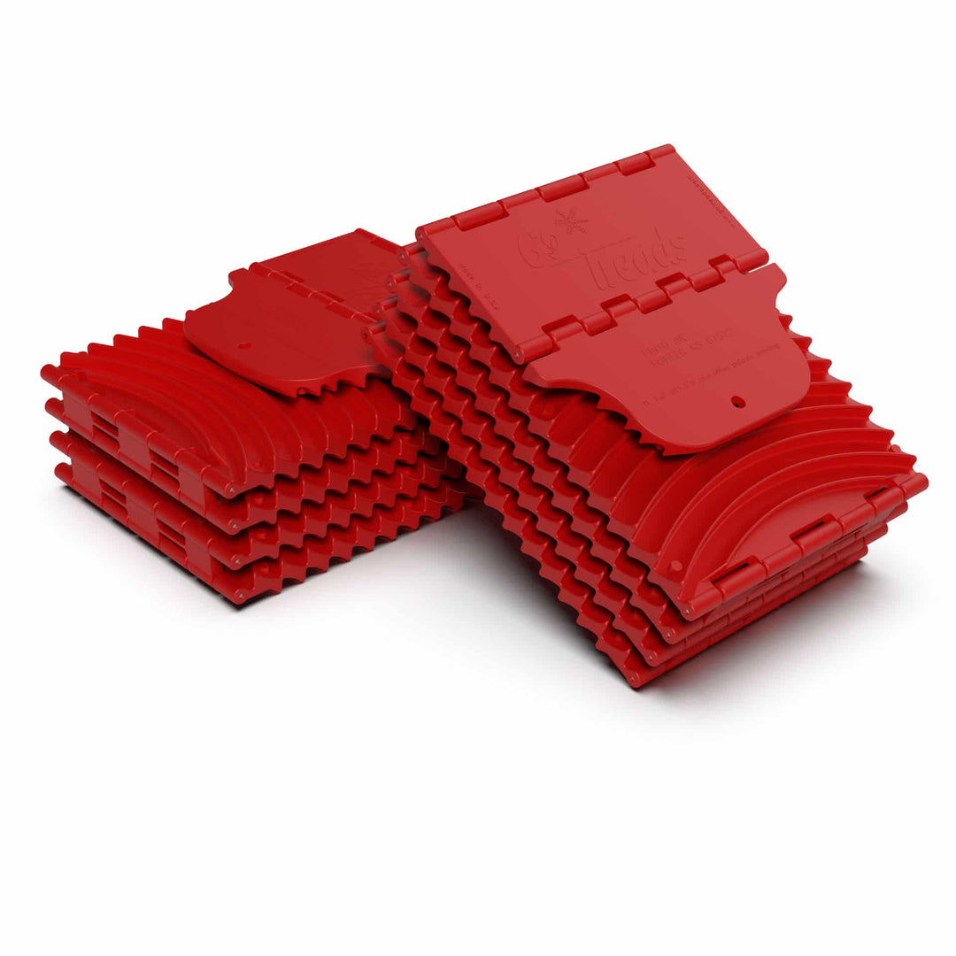 GoTreads XL Folding Recovery Boards Red - (1x Pair) - GoTreads - GT9XL-PAIR-RED -Caravan World Australia
