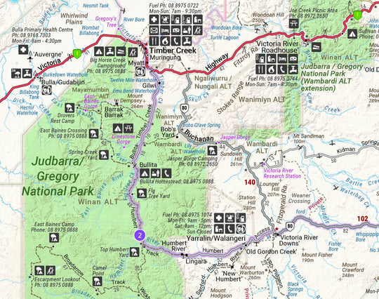 Great Desert Tracks Atlas & Guide - Hema Maps - 9781876413637 -Caravan World Australia