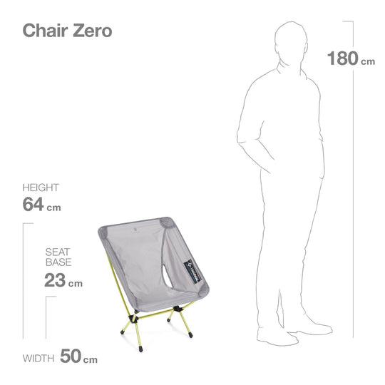 Helinox - Chair Zero Black - Helinox - HX10551R1 -Caravan World Australia