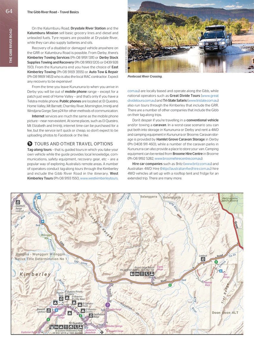 Kimberley Atlas & Guide - Hema Maps - 9781876413644 -Caravan World Australia