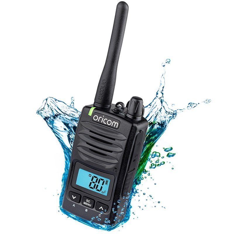 Oricom DTX600 Waterproof 5 Watt Handheld UHF CB Radio - Oricom - DTX600 -Caravan World Australia