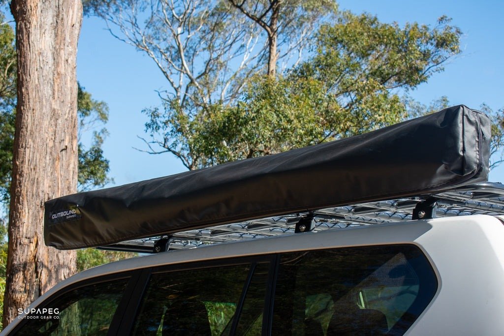 SUPAPEG - OUTBOUND Shield 3 180degree Freestanding Awning - Supapeg Australia - OB-S3WA-LV -Caravan World Australia