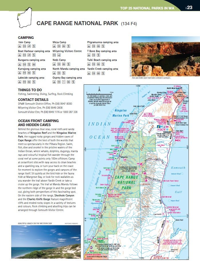 Western Australia Road & 4WD Track Atlas - Hema Maps - 9781865007328 -Caravan World Australia