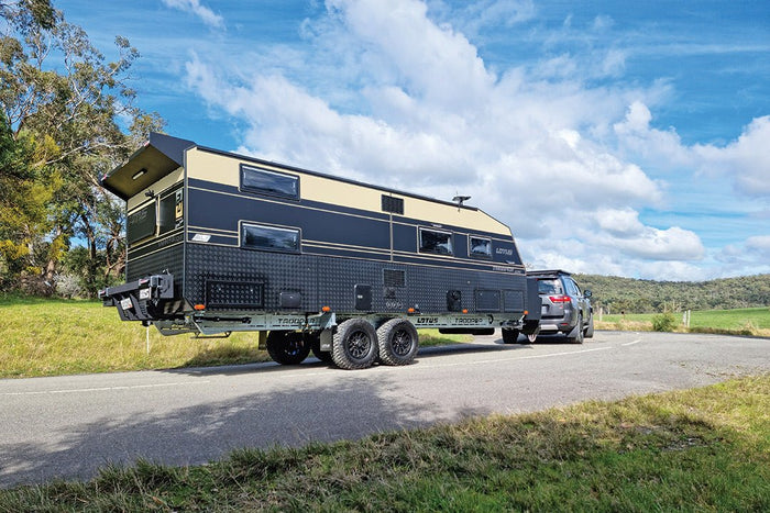 Caravan review: Lotus Trooper 235 offroad family van - Caravan World Australia