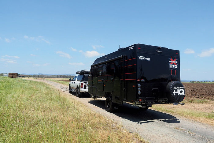 Caravan review: Van Cruiser X Machine HTO Grande X17 offroad couples van - Caravan World Australia