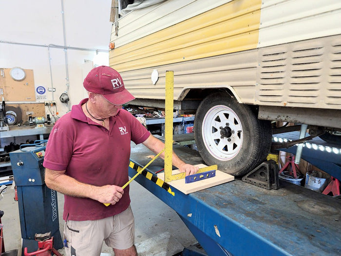 DIY: Basic wheel alignment checks for single-axle caravans - Caravan World Australia