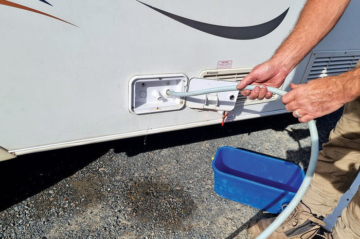 DIY: How to clean fresh and grey water tanks - Caravan World Australia