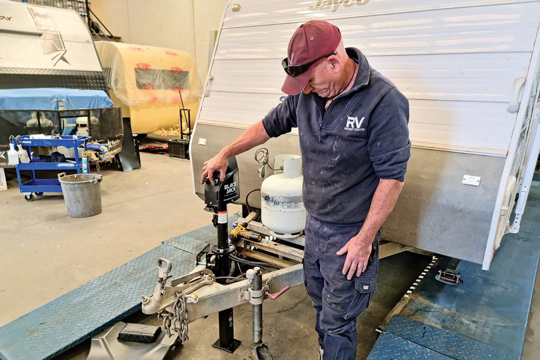 DIY: Installing a Black Jack Trailer Jack - Caravan World Australia