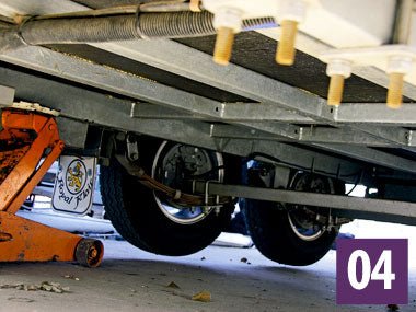 DIY wheel bearings check - Caravan World Australia