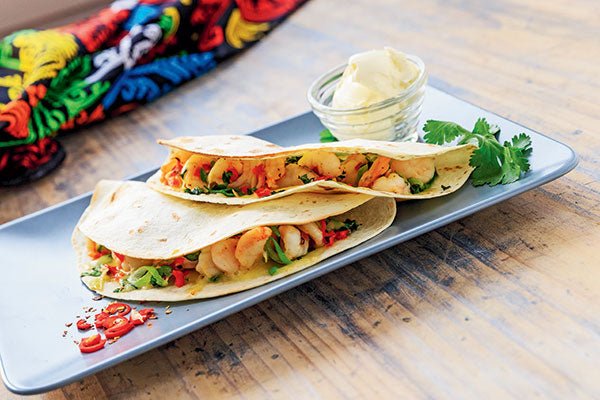 Easy recipes for caravanners: Mexican Prawn Wraps - Caravan World Australia