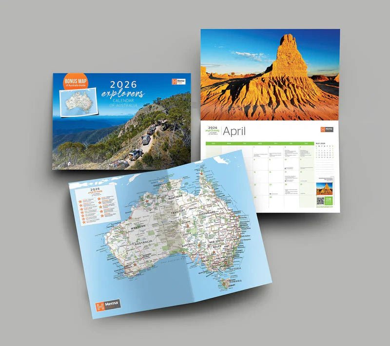 First look: 2026 Hema Maps Explorers Calendar