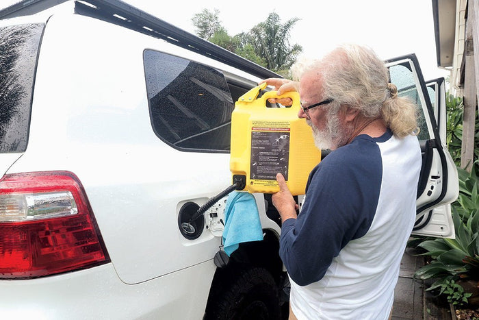 Gear review: SureCan self venting jerry can with easy pour - Caravan World Australia