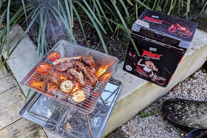 Gear review: Wildtrak Frontier 360 Folding BBQ Firepit - Caravan World Australia