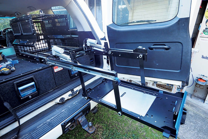 Installing MSA’s fridge slide and barrier for smooth, secure access - Caravan World Australia