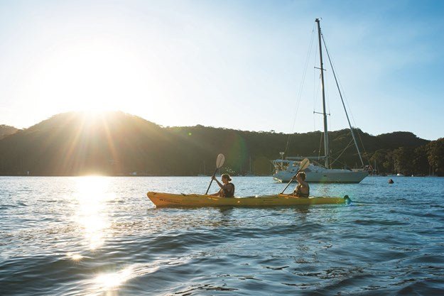 Kayaking Sydney's Secret Harbours - Caravan World Australia