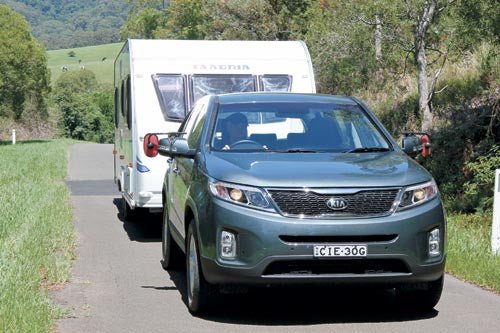 KIA SORENTO SI CRDI TOW VEHICLE REVIEW - Caravan World Australia