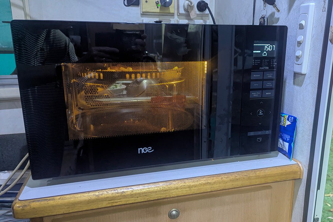 NCE 29L Convection Microwave: Versatile cooking on the road