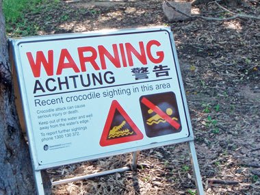 NT Attack Spurs Croc Safety - Caravan World Australia