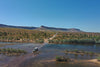 Crossing Pentecost River in the Kimberleys, WA