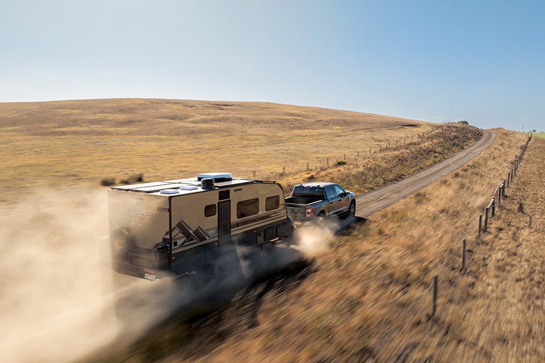 Prime Edge Warrior Off-Road 19’6 Bunk reviewed at Caravan of the Year 2025 presented by MSA 4X4 Accessories