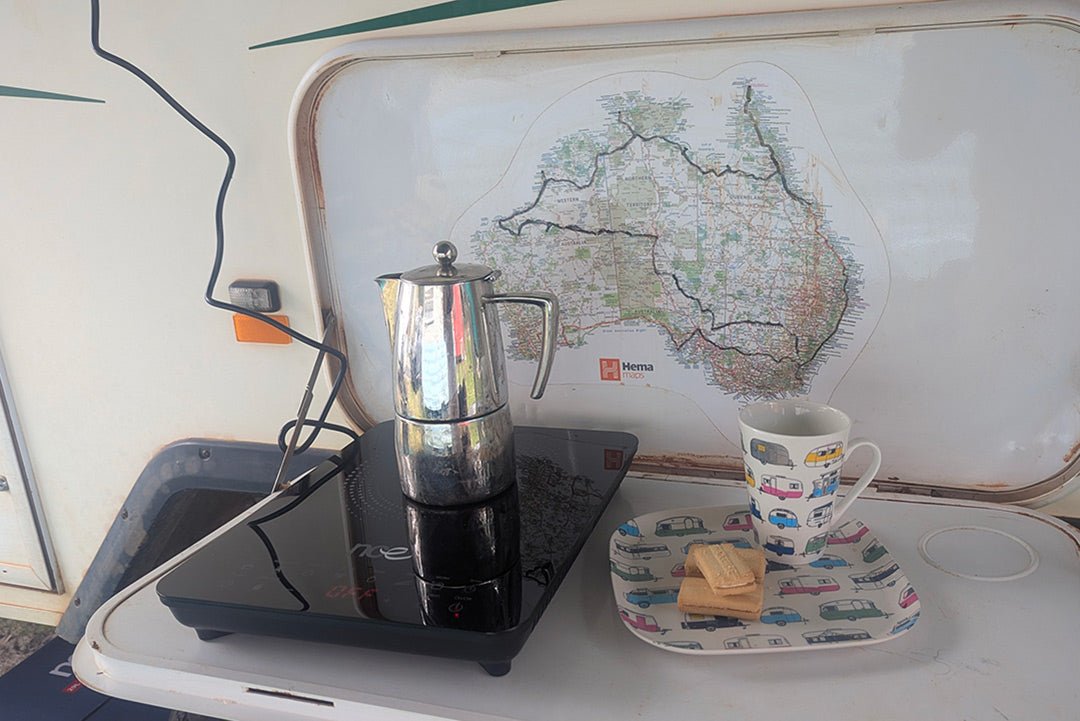 Quick cooking with the NCE Single Burner Portable Induction Cooktop - Caravan World