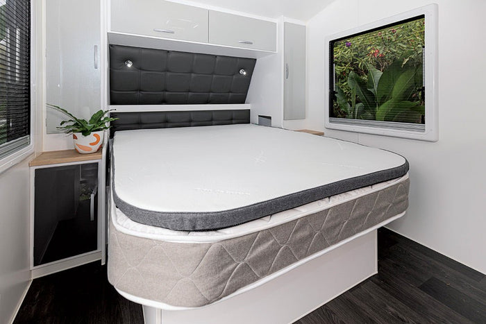 Testing out the Dreamer RV Wanderluxe caravan mattress topper - Caravan World Australia