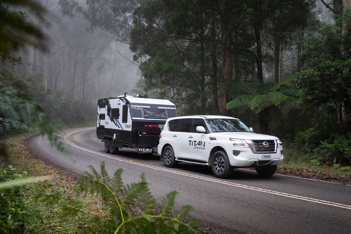 Titan 575 Blackhawk Hybrid Bunk reviewed at Caravan of the Year 2023 - Caravan World Australia