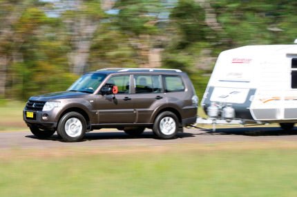 Tow test: Mitsubishi NT Pajero GLS V6 - Caravan World Australia