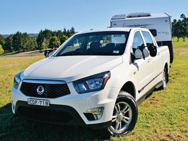 TOW TEST: SSANGYONG ACTYON SPORTS SX 2WD - Caravan World Australia