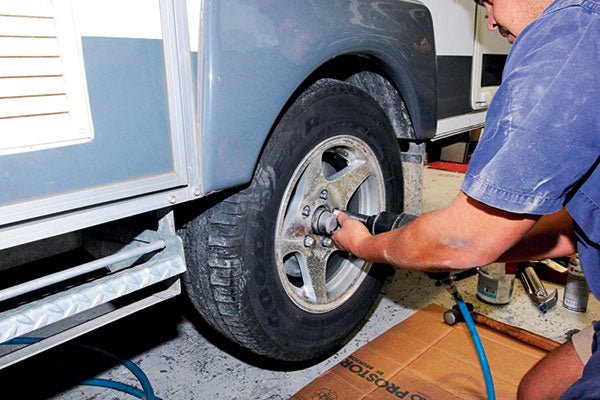 Wheel Bearing Check And Regrease - Caravan World Australia