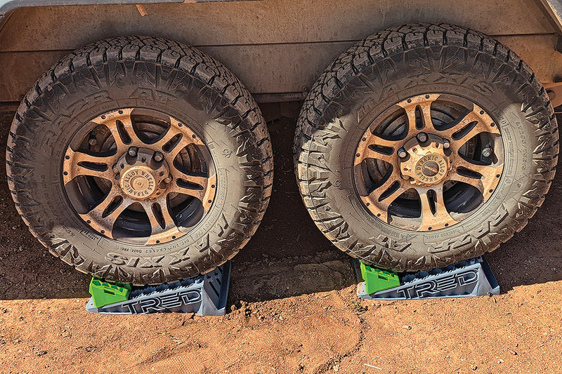 TRED GT Levelling pack allows you to vary the height of your van