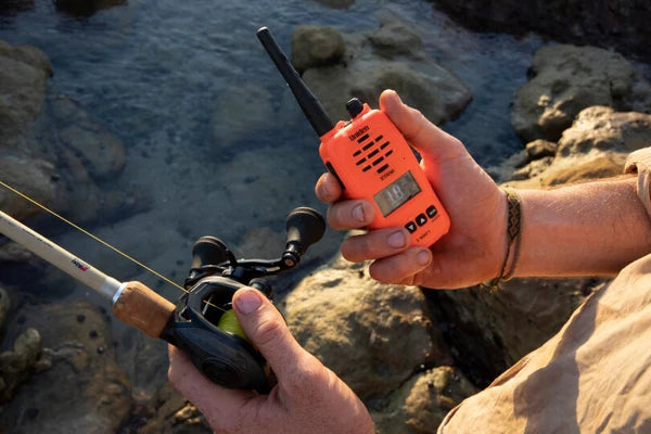 Uniden - Xtrak 50 Smart Handheld UHF w/ Instant Replay - Orange