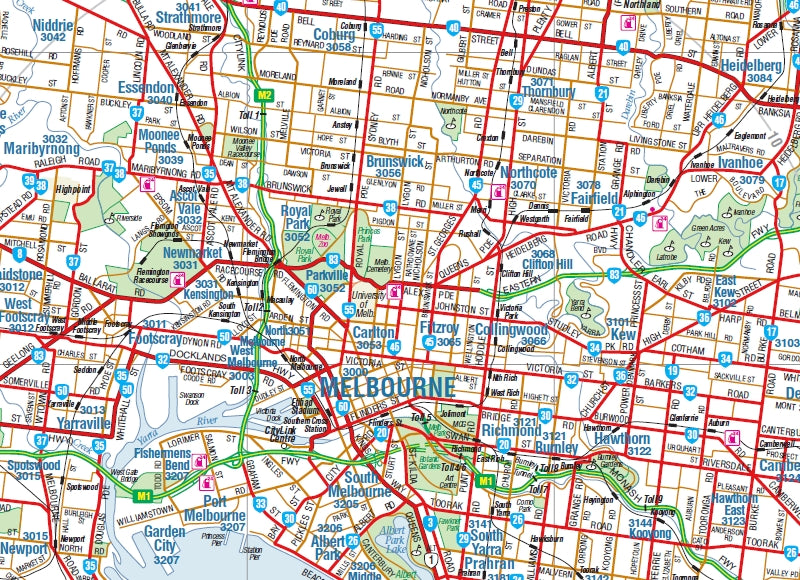 Melbourne & Region Map