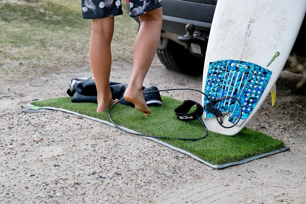 Muk Mat - Green with Pitch Black edging