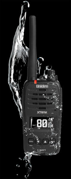 Uniden - Xtrak 50 Smart Handheld UHF w/ Instant Replay - Orange