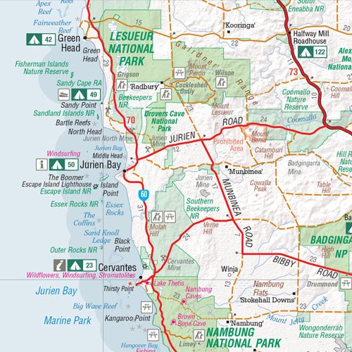 4WD + Camping Escapes Perth & the South West - Hema Maps - Books - 9781865006215 - Caravan World
