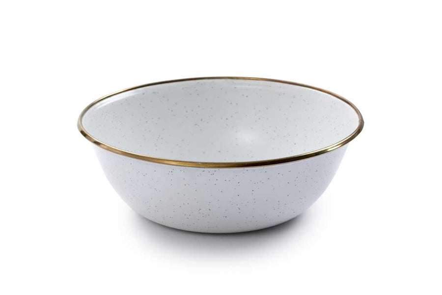 Barebones - Enamel Bowl Set of 2 - Eggshell