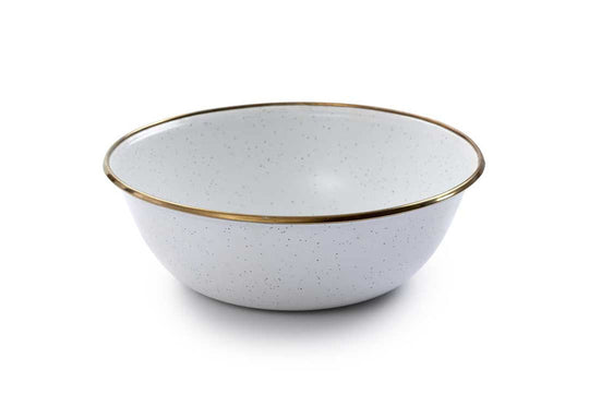 Barebones - Enamel Bowl Set of 2 - Eggshell