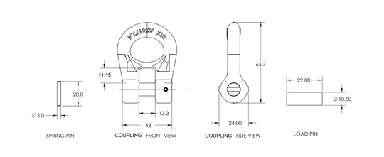 Mawby Hook Quick Action Trailer Safety Chain Coupling
