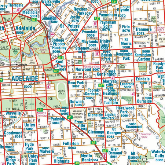 Adelaide and Region Map - Hema Maps - Maps - 9781925625158 - Caravan World